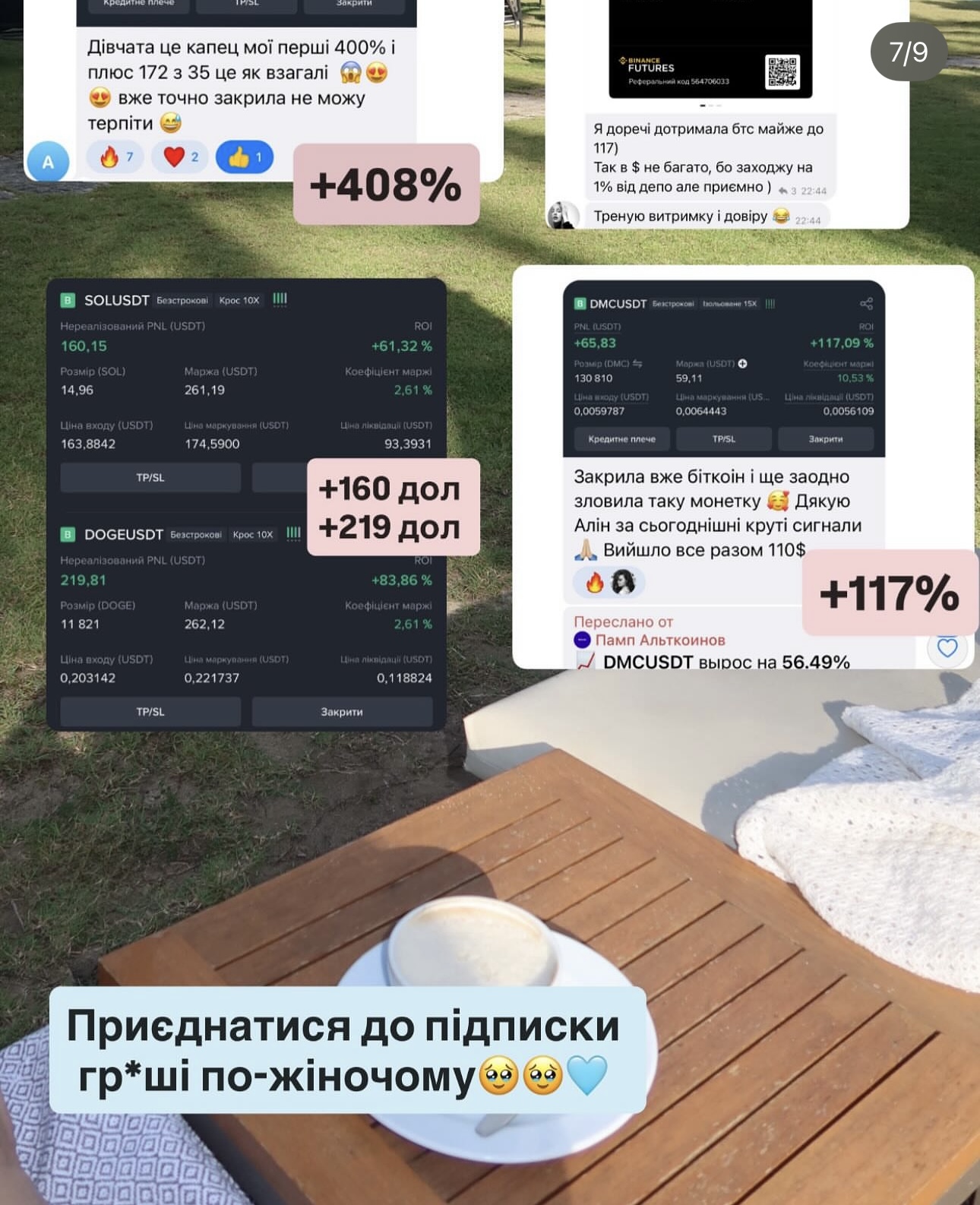 Результат +408%
